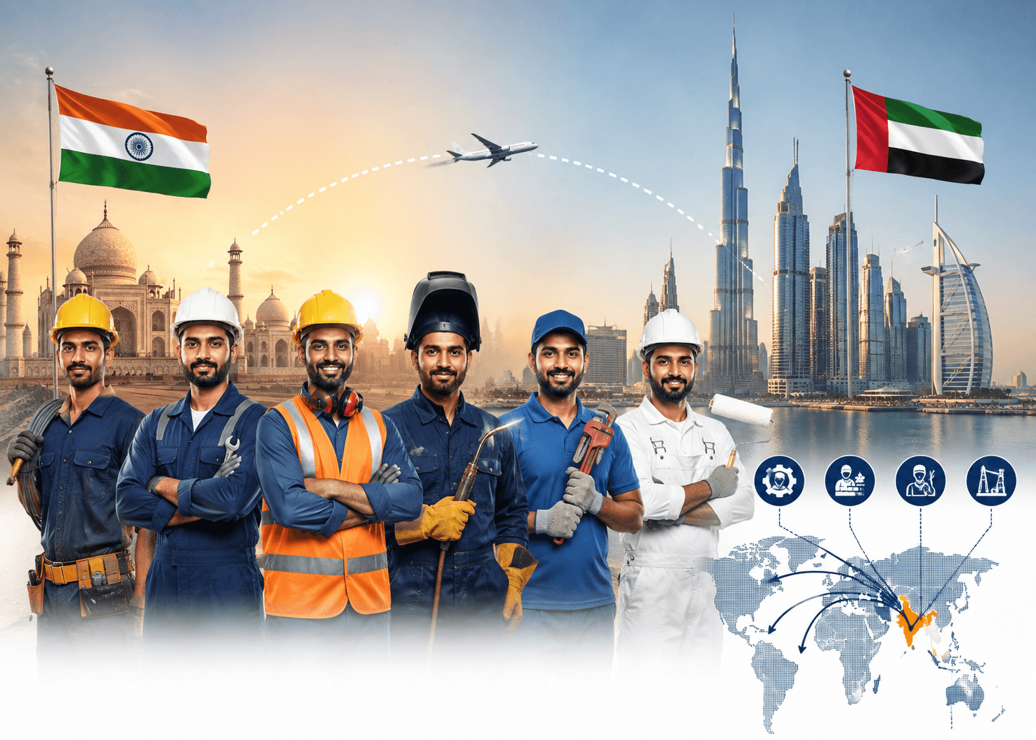 From India & UAE to Gulf Countries